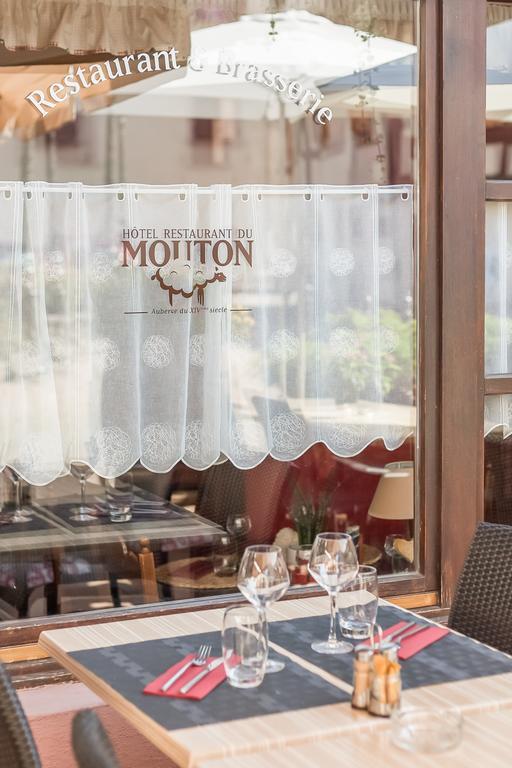 Logis Hotel-Restaurant Du Mouton Ribeauville  Ngoại thất bức ảnh